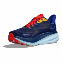 Chaussures HOKA Clifton 9 Bleu Foncé Rouge Brillant Jaune 8 Chaussures HOKA Clifton 9 Bleu Foncé Rouge Brillant Jaune -Hoka Soldes Magasin hk 1127895 bbd 003