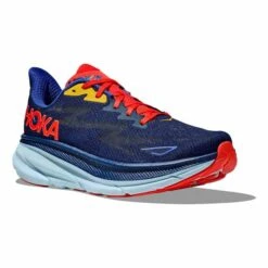 Chaussures HOKA Clifton 9 Bleu Foncé Rouge Brillant Jaune 11 Chaussures HOKA Clifton 9 Bleu Foncé Rouge Brillant Jaune -Hoka Soldes Magasin hk 1127895 bbd 006