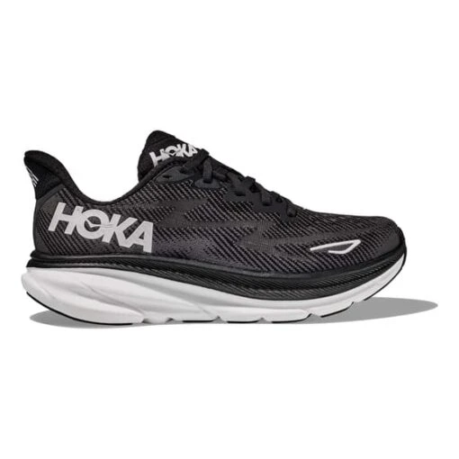 Chaussures HOKA Clifton 9 Noir Blanc – Image 2