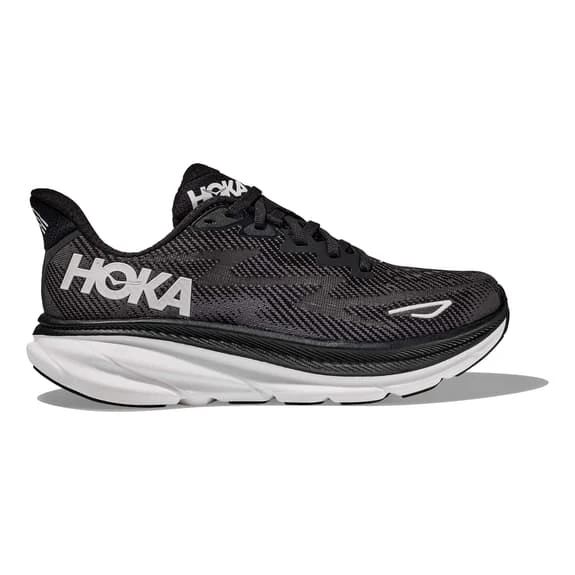 Chaussures HOKA Clifton 9 Noir Blanc 2 Chaussures HOKA Clifton 9 Noir Blanc – Image 2