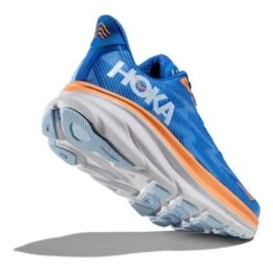 Chaussures HOKA Clifton 9 Bleu Marine Orange Blanc 9 Chaussures HOKA Clifton 9 Bleu Marine Orange Blanc -Hoka Soldes Magasin hk 1127895 csa 004