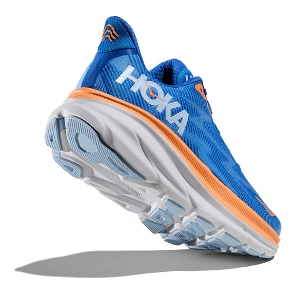 Chaussures HOKA Clifton 9 Bleu Marine Orange Blanc 4 Chaussures HOKA Clifton 9 Bleu Marine Orange Blanc – Image 4