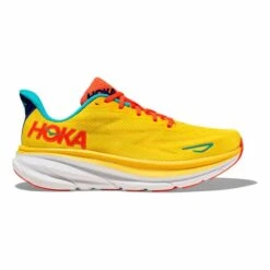 Hoka Soldes Magasin 13 Chaussures HOKA Clifton 9 Jaune Orange Bleu