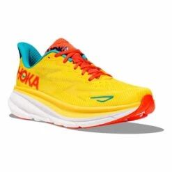 Chaussures HOKA Clifton 9 Jaune Orange Bleu 8 Chaussures HOKA Clifton 9 Jaune Orange Bleu -Hoka Soldes Magasin hk 1127895 pfm 003