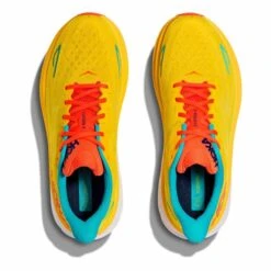 Chaussures HOKA Clifton 9 Jaune Orange Bleu 11 Chaussures HOKA Clifton 9 Jaune Orange Bleu -Hoka Soldes Magasin hk 1127895 pfm 006