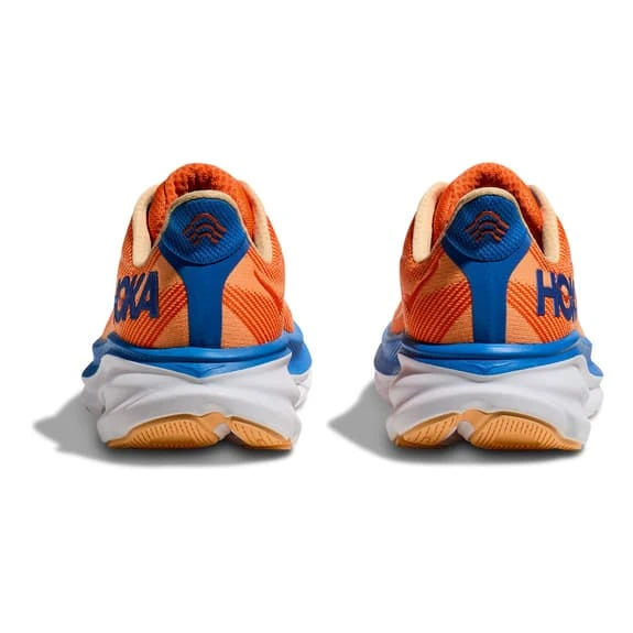 Chaussures HOKA Clifton 9 Orange Intense Bleu Marine Blanc 5 Chaussures HOKA Clifton 9 Orange Intense Bleu Marine Blanc – Image 5