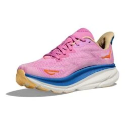 Chaussures HOKA Clifton 9 Rose Chewing-gum Bleu Foncé Orange Femme 8 Chaussures HOKA Clifton 9 Rose Chewing-gum Bleu Foncé Orange Femme -Hoka Soldes Magasin hk 1127896 csl 003