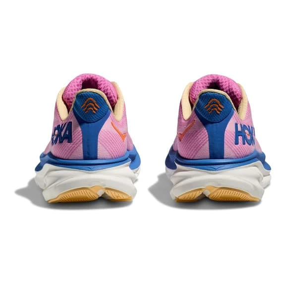 Chaussures HOKA Clifton 9 Rose Chewing-gum Bleu Foncé Orange Femme 5 Chaussures HOKA Clifton 9 Rose Chewing-gum Bleu Foncé Orange Femme – Image 5