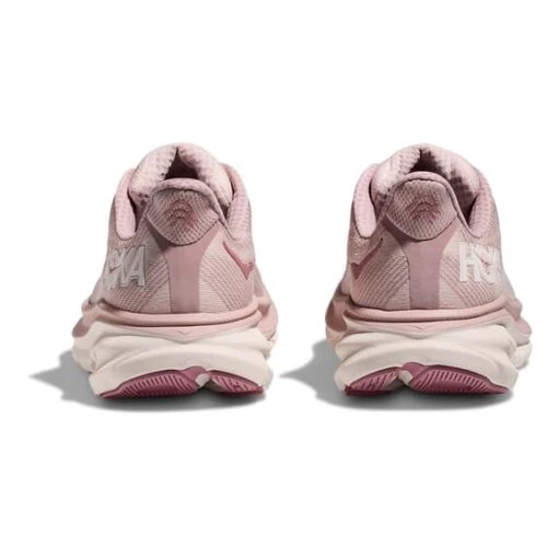 Chaussures HOKA Clifton 9 Rose Clair Blanc Femme – Image 5