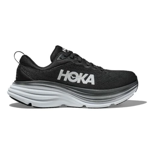 Chaussures HOKA Bondi 8 Noir Blanc Femme