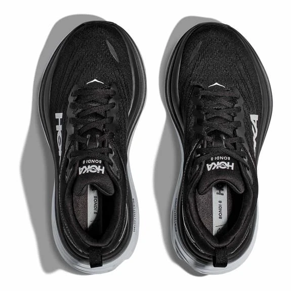 Chaussures HOKA Bondi 8 Noir Blanc Femme 2 Chaussures HOKA Bondi 8 Noir Blanc Femme – Image 2