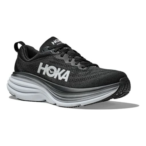 Chaussures HOKA Bondi 8 Noir Blanc Femme – Image 6