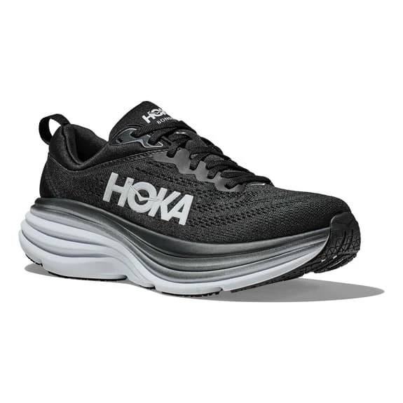 Chaussures HOKA Bondi 8 Noir Blanc Femme 6 Chaussures HOKA Bondi 8 Noir Blanc Femme – Image 6