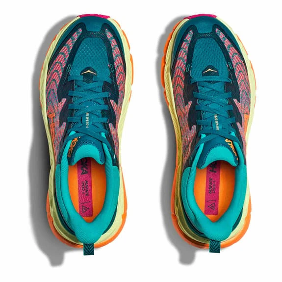 Chaussures HOKA Mafate Speed 4 Vert Turquoise Orange Fuchsia 2 Chaussures HOKA Mafate Speed 4 Vert Turquoise Orange Fuchsia – Image 2