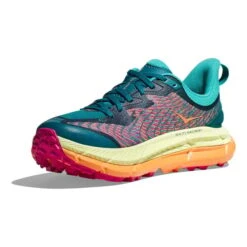 Chaussures HOKA Mafate Speed 4 Vert Turquoise Orange Jaune Femme 8 Chaussures HOKA Mafate Speed 4 Vert Turquoise Orange Jaune Femme -Hoka Soldes Magasin hk 1131056 dlc 003
