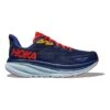Chaussures HOKA Clifton 9 Wide Bleu Foncé Rouge Brillant Jaune