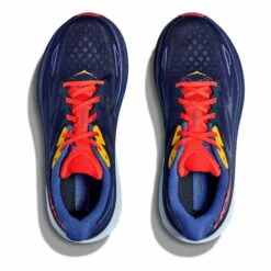 Chaussures HOKA Clifton 9 Wide Bleu Foncé Rouge Brillant Jaune 11 Chaussures HOKA Clifton 9 Wide Bleu Foncé Rouge Brillant Jaune -Hoka Soldes Magasin hk 1132210 bbd 006
