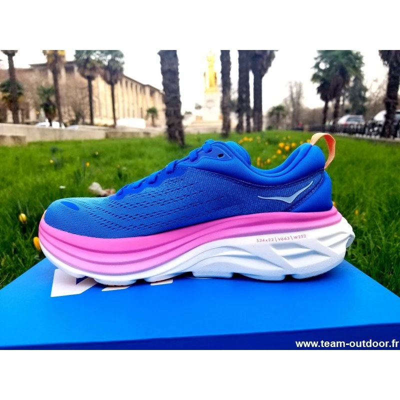 HOKA Bondi 8 Femme Coastal Sky / All Aboard 6 HOKA Bondi 8 Femme Coastal Sky / All Aboard – Image 6