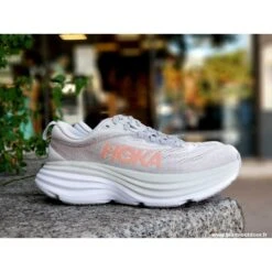 Hoka Soldes Magasin 46 HOKA Bondi 8 Femme Harbor Mist / Lunar Rock