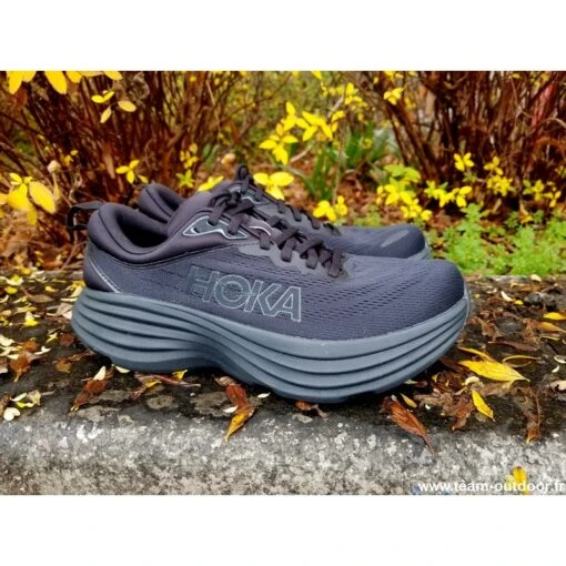 HOKA Bondi 8 Homme Black / Black – Image 2