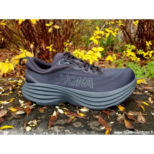 HOKA Bondi 8 Homme Black / Black – Image 3