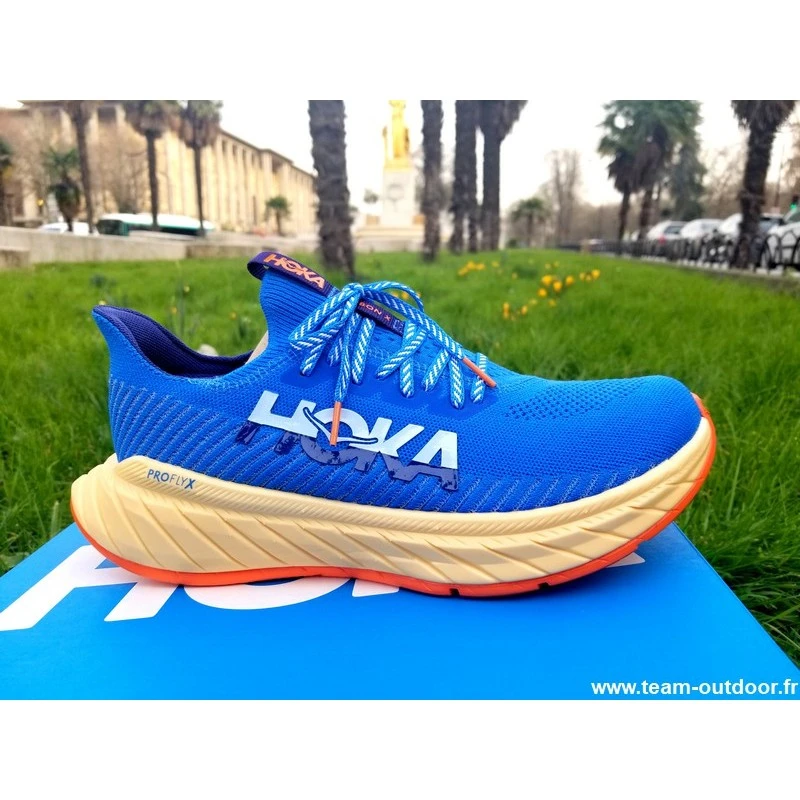 HOKA Carbon X 3 Homme Coastal Sky / Bellwether Blue 2 HOKA Carbon X 3 Homme Coastal Sky / Bellwether Blue – Image 2