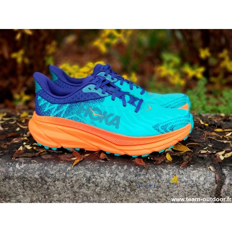 HOKA Challenger ATR 7 Homme Ceramic / Vibrant Orange 2 HOKA Challenger ATR 7 Homme Ceramic / Vibrant Orange – Image 2