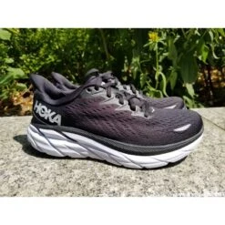 Hoka Soldes Magasin 42 HOKA Clifton 8 Femme Black / White