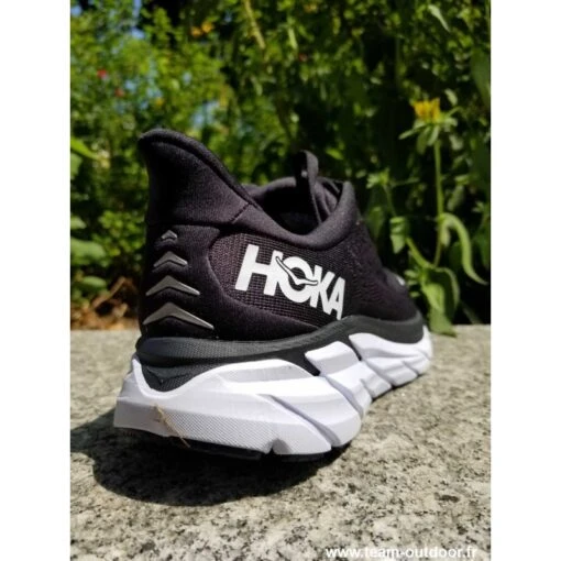 HOKA Clifton 8 Femme Black / White – Image 5