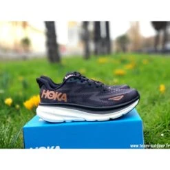 Hoka Soldes Magasin 38 HOKA Clifton 9 Femme Black / Copper