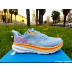 HOKA Clifton 9 Wide Femme Airy Blue / Ice Water 12 HOKA Clifton 9 Wide Femme Airy Blue / Ice Water -Hoka Soldes Magasin hoka clifton 9 wide femme airy blue ice water 3