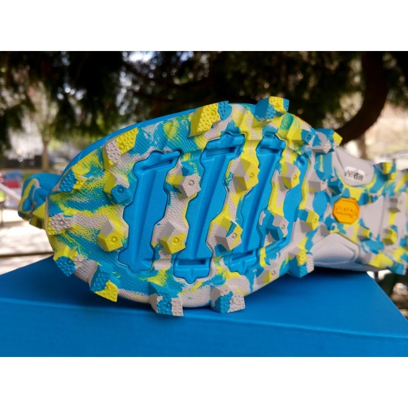 HOKA Evo Jawz Homme Cyan / Citrus 4 HOKA Evo Jawz Homme Cyan / Citrus – Image 4