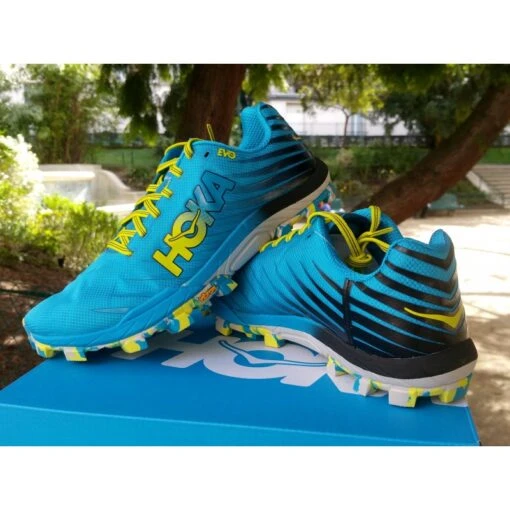 HOKA Evo Jawz Homme Cyan / Citrus – Image 5