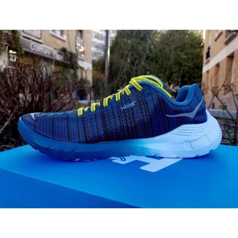 HOKA Evo Rehi Homme Citrus / Cyan 4 HOKA Evo Rehi Homme Citrus / Cyan – Image 4