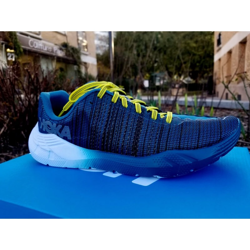 HOKA Evo Rehi Homme Citrus / Cyan 5 HOKA Evo Rehi Homme Citrus / Cyan – Image 5