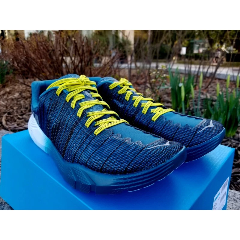 HOKA Evo Rehi Homme Citrus / Cyan 1 HOKA Evo Rehi Homme Citrus / Cyan