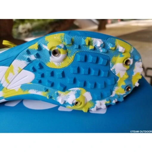 HOKA Evo XC Spike Homme Cyan / Citrus – Image 6