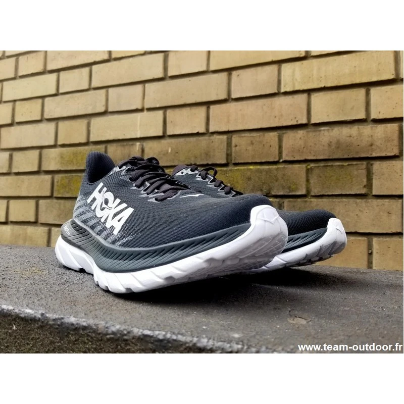 HOKA Mach 5 Homme Black / Castlerock 2 HOKA Mach 5 Homme Black / Castlerock – Image 2