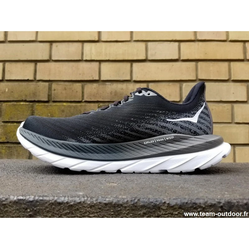 HOKA Mach 5 Homme Black / Castlerock 5 HOKA Mach 5 Homme Black / Castlerock – Image 5
