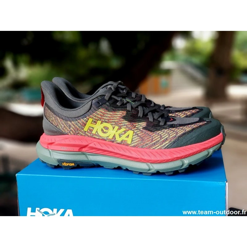 HOKA Mafate Speed 4 Homme Thyme / Fiesta 2 HOKA Mafate Speed 4 Homme Thyme / Fiesta – Image 2