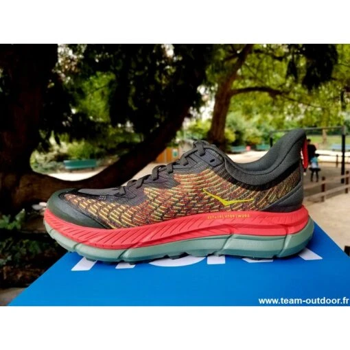 HOKA Mafate Speed 4 Homme Thyme / Fiesta – Image 6