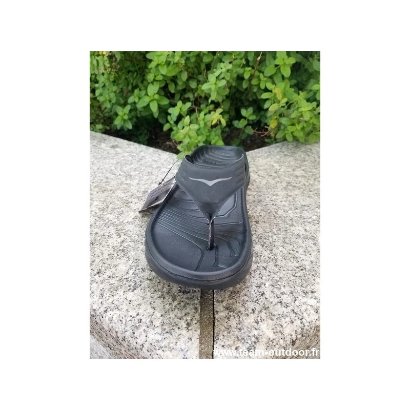 HOKA Ora Recovery Flip Homme Black / Dark Gull Gray 5 HOKA Ora Recovery Flip Homme Black / Dark Gull Gray – Image 5