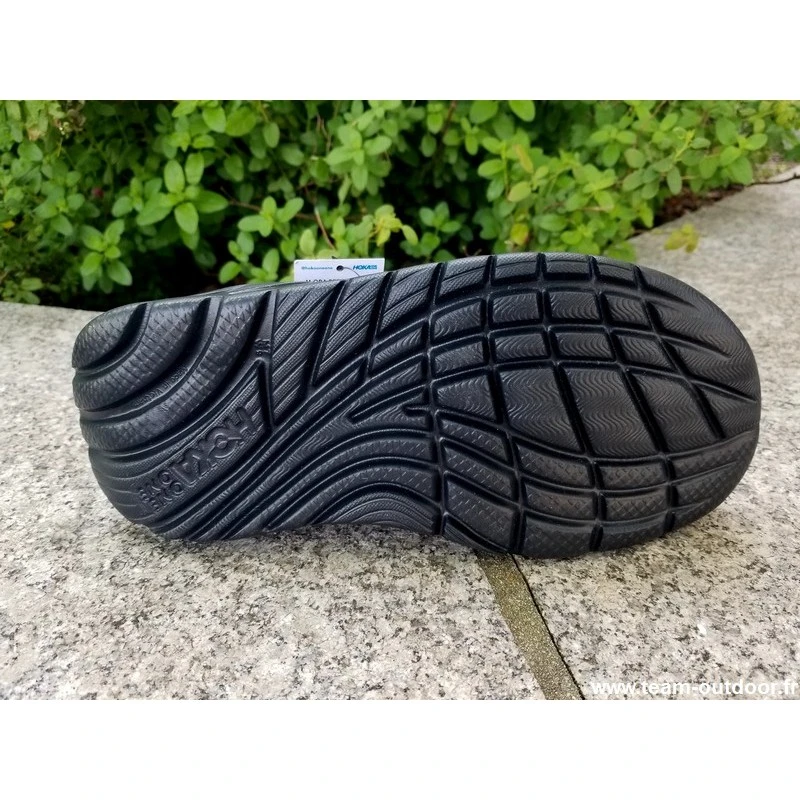 HOKA Ora Recovery Flip Homme Black / Dark Gull Gray 8 HOKA Ora Recovery Flip Homme Black / Dark Gull Gray – Image 8