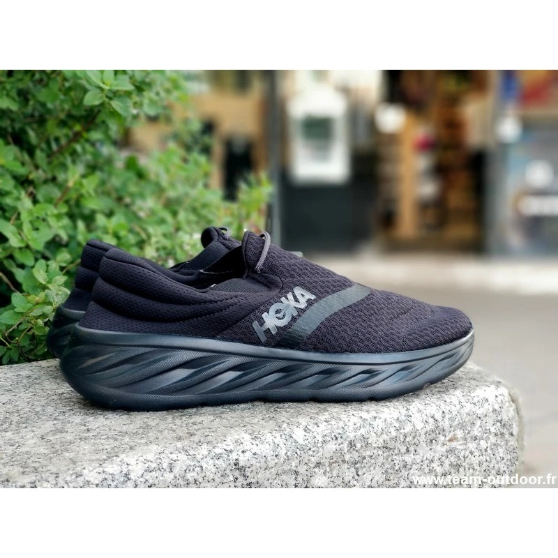 HOKA Ora Recovery Shoe 2 Homme Black / Black 1 HOKA Ora Recovery Shoe 2 Homme Black / Black