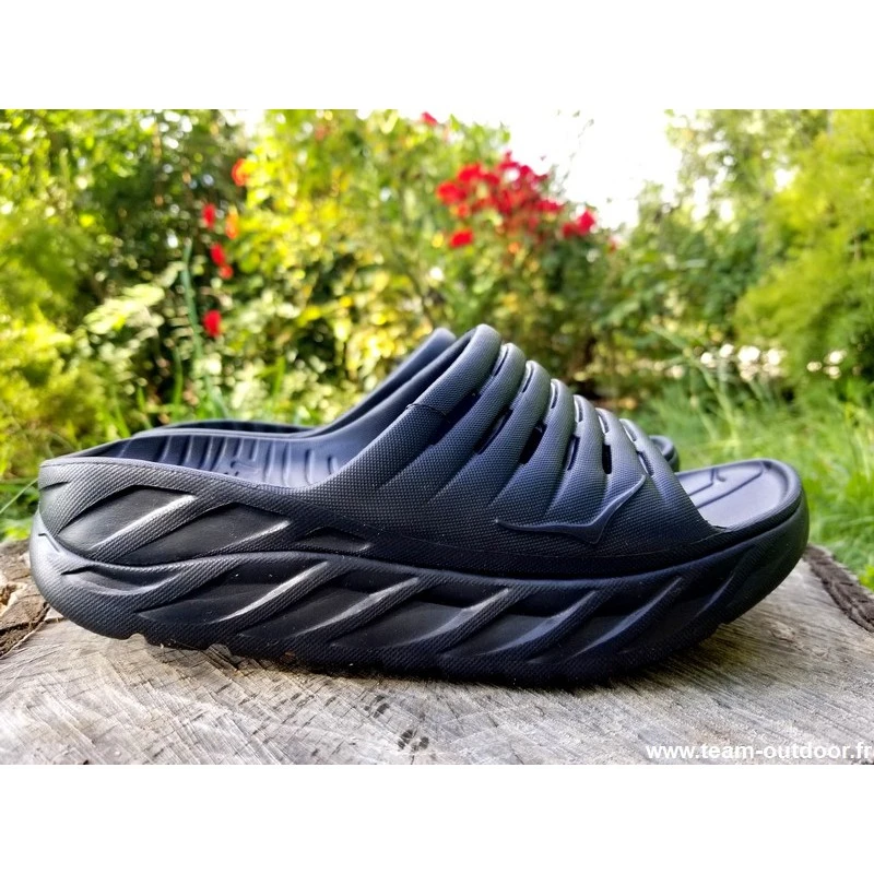 HOKA Ora Recovery Slide 2 Femme Black 1 HOKA Ora Recovery Slide 2 Femme Black