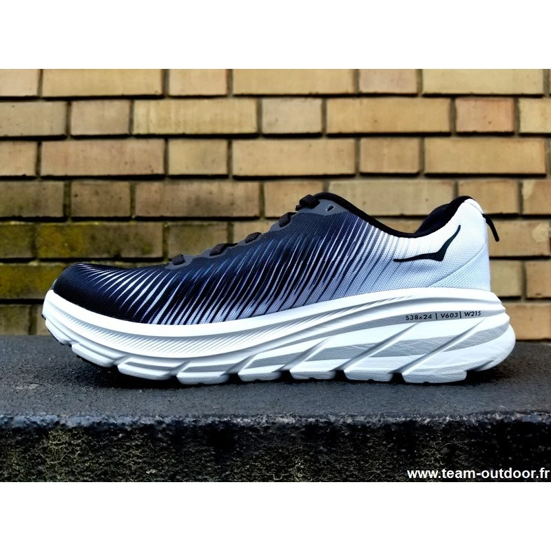 HOKA Rincon 3 Femme Black / White 4 HOKA Rincon 3 Femme Black / White – Image 4