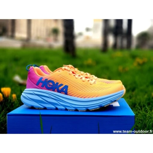 HOKA Rincon 3 Femme Mock Orange / Cyclamen – Image 2