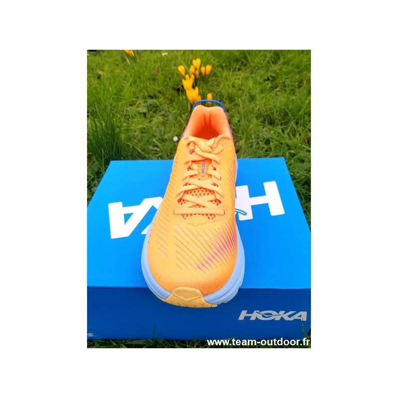 HOKA Rincon 3 Femme Mock Orange / Cyclamen 7 HOKA Rincon 3 Femme Mock Orange / Cyclamen – Image 7