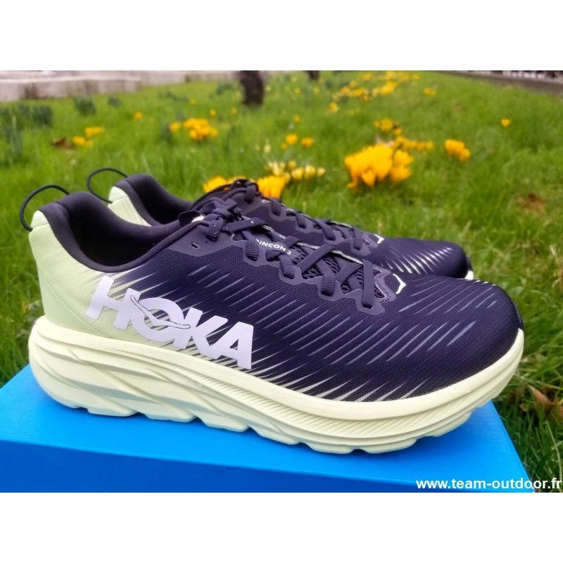 HOKA Rincon 3 Homme Blue Graphite / Butterfly 2 HOKA Rincon 3 Homme Blue Graphite / Butterfly – Image 2