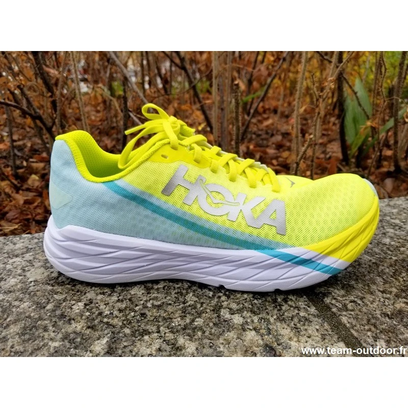 HOKA Rocket X Homme Blue Glass / Evening Primrose 2 HOKA Rocket X Homme Blue Glass / Evening Primrose – Image 2